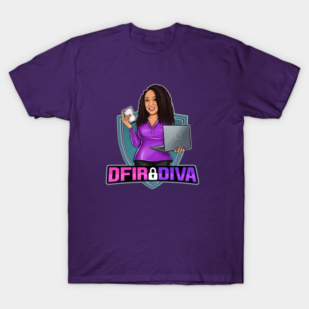 DFIR Diva Full Logo T-Shirt by DFIR Diva